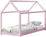 Unbranded Kinderbed Babette Houten bed Huisbed 90x200 cm Roze Grenenhout Voor meisjes Voor jongens Voor kinderen - Thumbnail 2