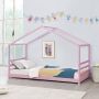 Unbranded Kinderbed Giles Huisbed Met bedbodem 90x200 cm Roze Voor jongens Voor meisjes Voor kinderen - Thumbnail 2