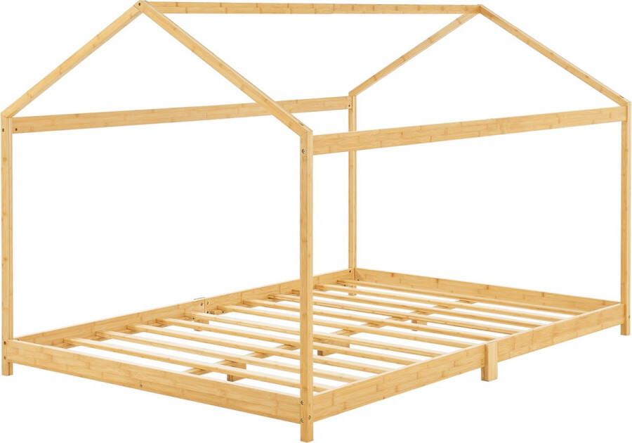 Unbranded Kinderbed Juan Huisbed Bamboe 140x200cm Voor Jongens Voor Meisjes