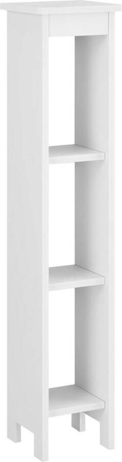 Unbranded Open Kabinet Kaydance Met 3 Vakken HKC Kolomkast 80x17x17 Wit Stijlvol Design - Foto 2