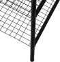 Inandoutdoormatch Schoenenrek Stefan Met 4 Planken 88x68.5x32cm Metaal Zwart Decoratief Design - Thumbnail 2