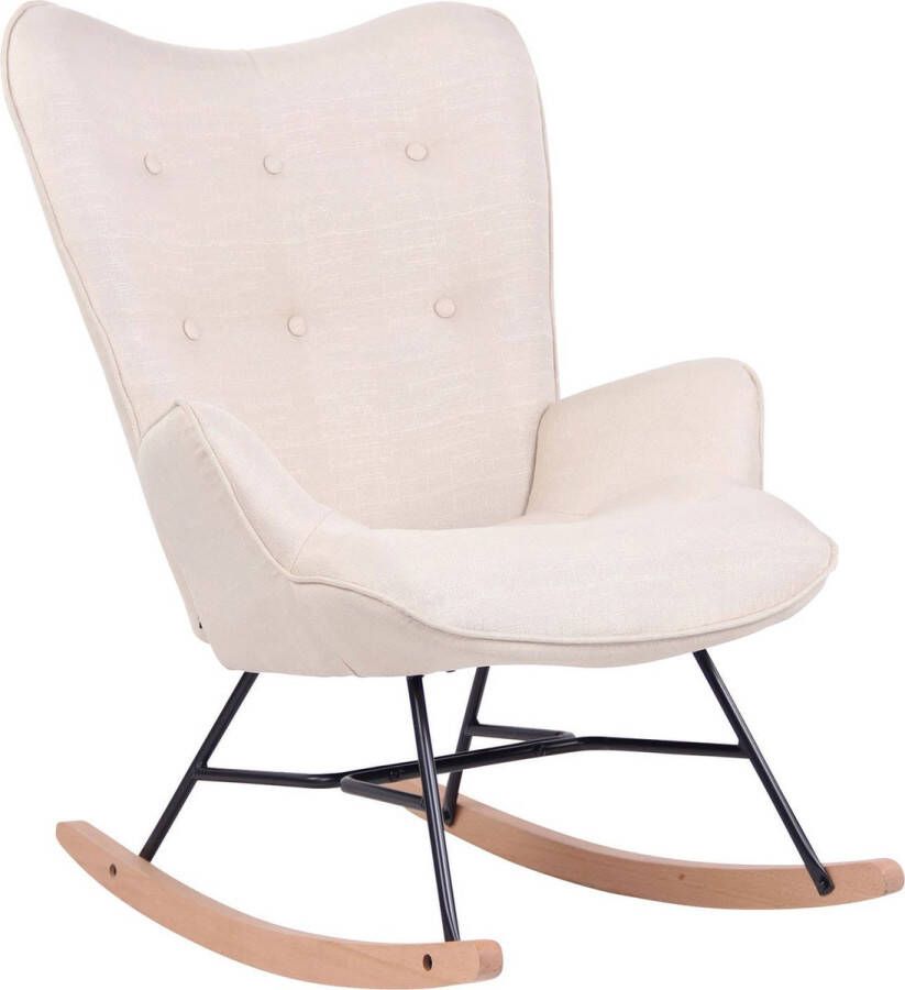Unbranded schommelstoel Wit Stoel stoelen 62 x 55 cm 100% polyester luxe stoel