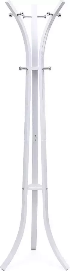 Unbranded Signature Home Annecy Slanke kapstok metalen kapstok kledingrek 176 cm hoog nobel en zeer stabiel wit