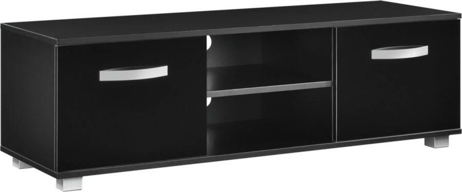 Unbranded TV-meubel Lisan Met Planken 120x40x38 cm Zwart Spaanplaat Luxe Look