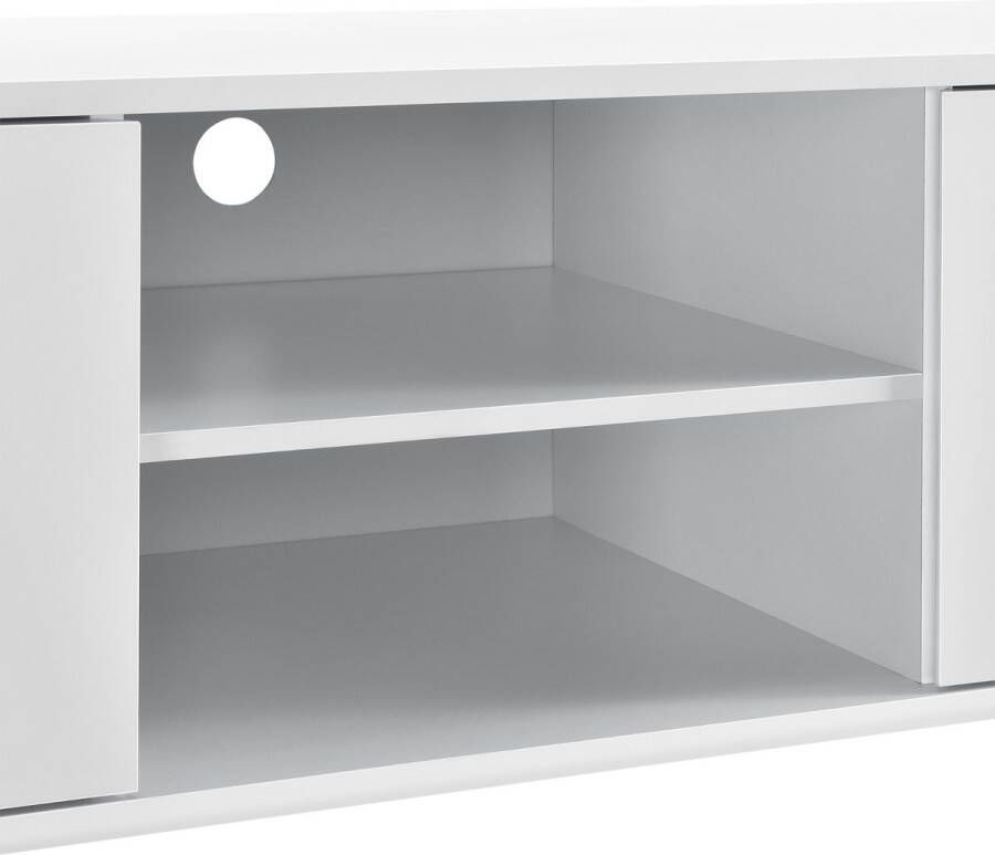 Unbranded TV meubel Rita TV meubel MDF 34 5x120x40 cm Wit Hoogglans Modern Design - Foto 2
