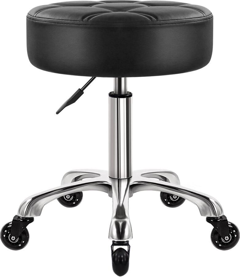 Unbranded Bureaustoel 11Cm Dikker Kantoor Op Wielen Swivel Zwart