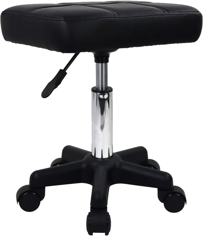 Unbranded Bureaustoel Wielen Hoogte Verstelbare frame Metaal Zwart