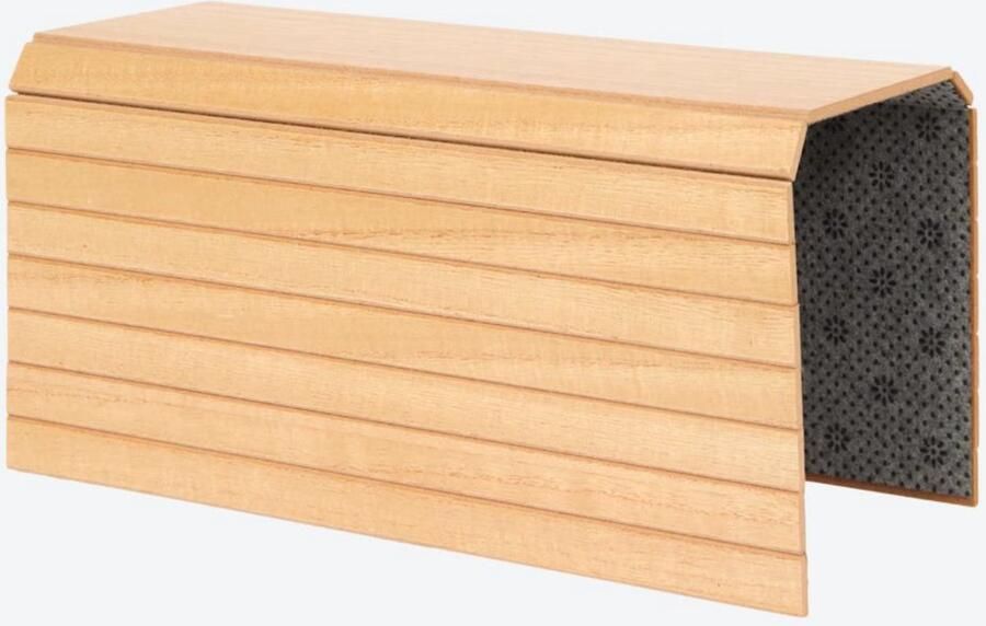 Unbranded Flexibele Armleuning Tray Bruin Hout 42 x 33 cm