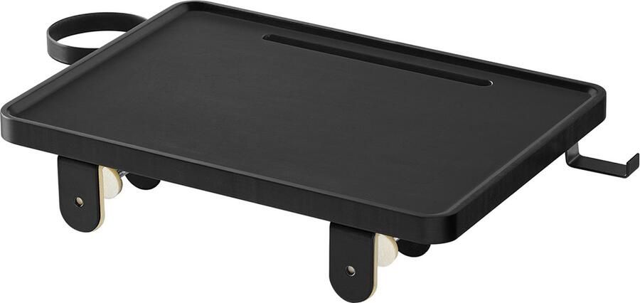 Unbranded Hangend nachtkastje met bekerhouder in Zwart