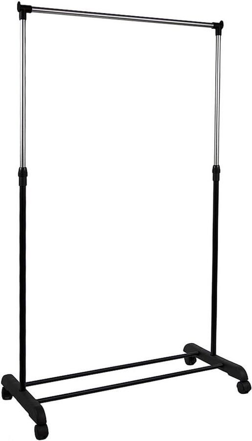 Unbranded Kledingrek verstelbaar 43D x 80B x 160H centimeter Laadvermogen 15 kg Metaal zilverkleuren