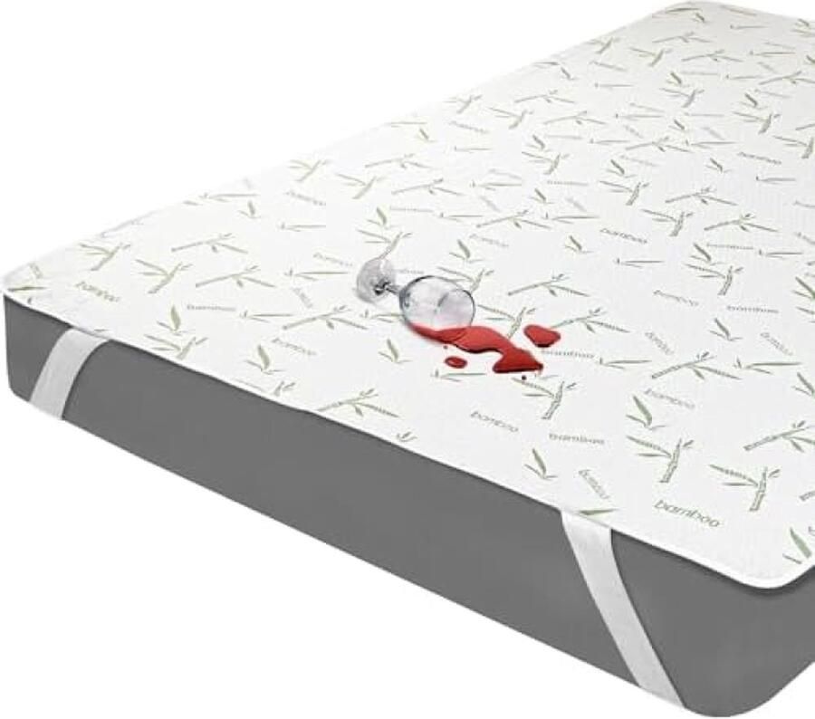 Unbranded Matrasbeschermer Waterdicht 200 x 200 cm 2 persoons Hele jaar door bescherming voor uw matras