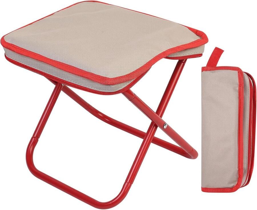 Unbranded Opvouwbare Camping Kruk Mini Krukje voor Reizen Tuin Strand Vissen