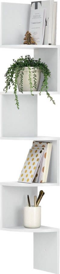 Unbranded Wandplank Camilla Planken Wit MDF Modern Design Retrostijl - Foto 1