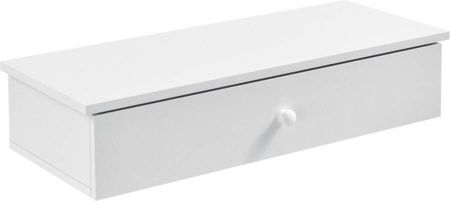 Unbranded Wandplank Drea Met Deur Wit 60x24x12 6cm Luxe Look - Foto 2