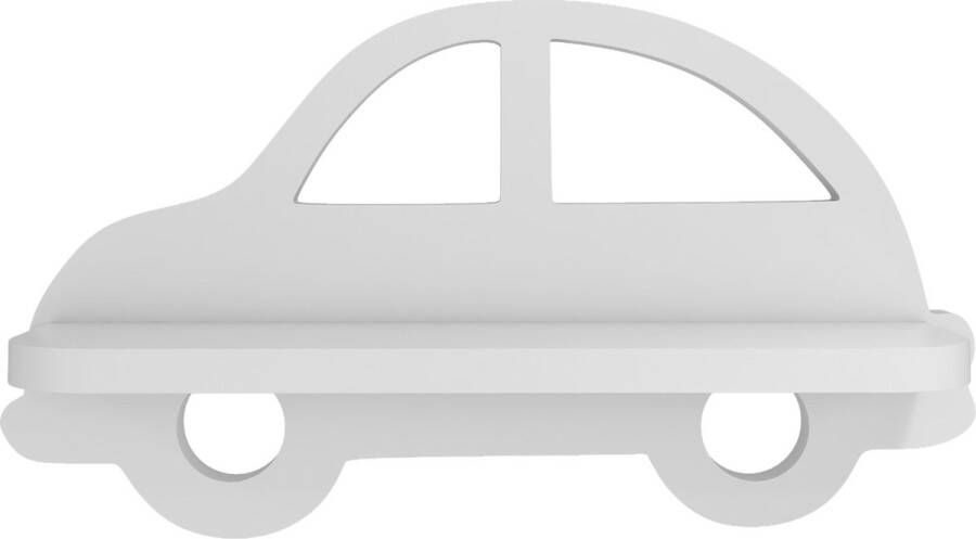 Inandoutdoormatch Wandplank Timoteo Voor Kinderen Voor Meisjes Voor Jongens 21x40x108 cm Wit MDF