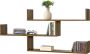 Unbranded Wandrek Kayson Met 3 Planken 119x18x55 cm Houtkleur Spaanplaat Modern Design - Thumbnail 2