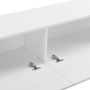 Unbranded Zwevende Kast Gerrit 140x33x30 cm Wit Mat Spaanplaat Decoratief Design - Thumbnail 2