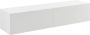 Unbranded Zwevende Kast Gerrit 140x33x30 cm Wit Mat Spaanplaat Decoratief Design - Thumbnail 1