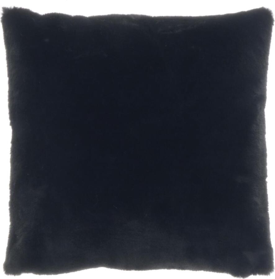 Unique Living Kussen Lonne 45x45cm black Kussen woonkamer of slaapkamer