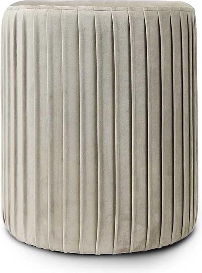 Unique Living Poef Mila 35x38cm Grey