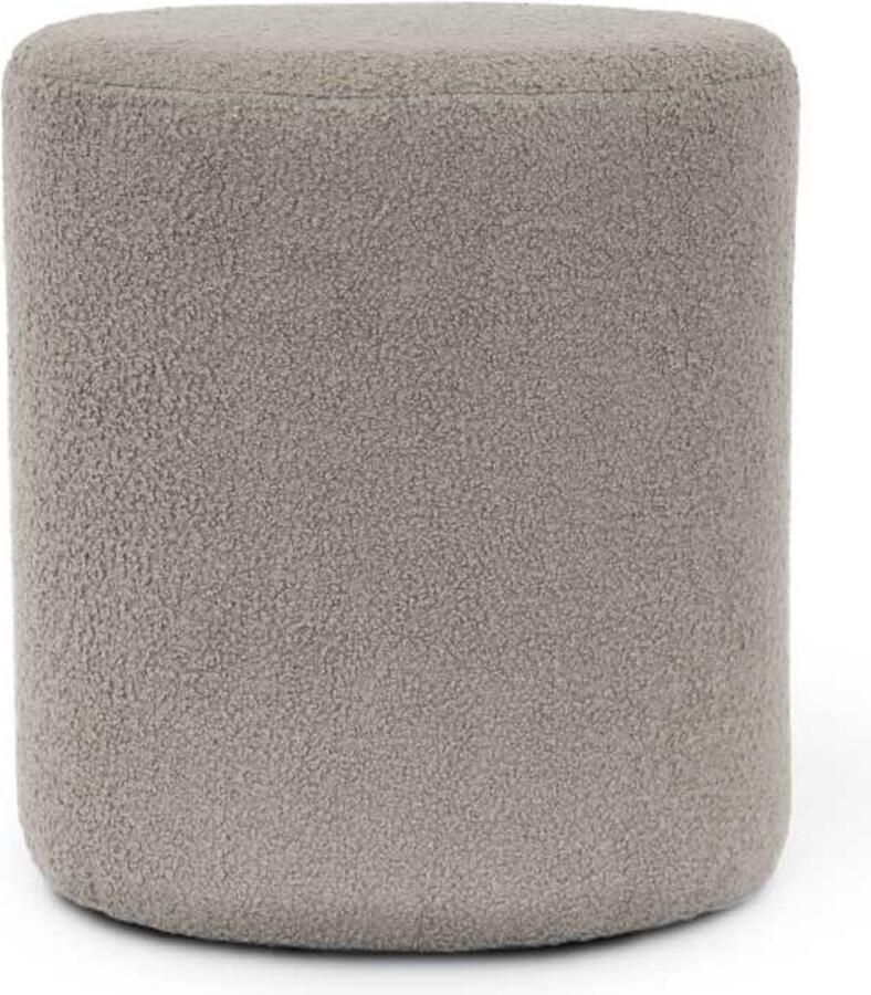Unique Living Poef Teddy 35x38cm Chateau Grey