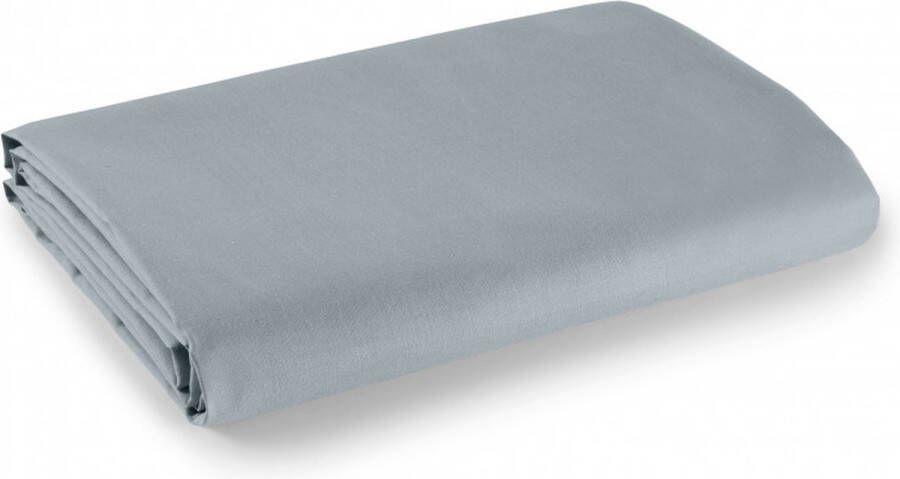 Univers Décor 100% Katoen 57 draden cm² onderlaken- Grijs 180 x 290 cm voor eenpersoonsbed