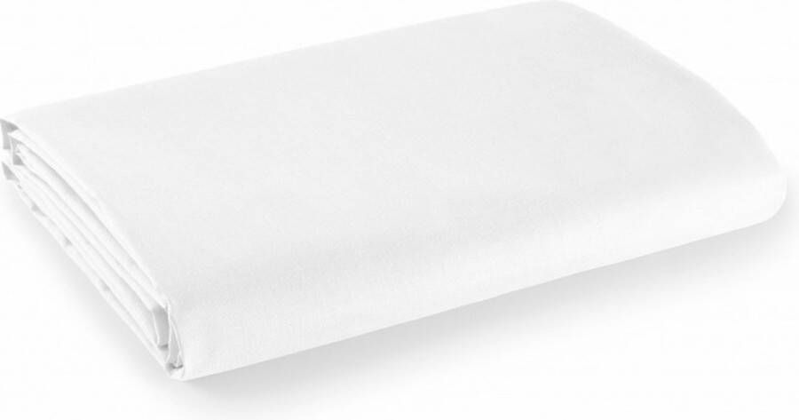 Univers Décor 100% Katoen 57 draden cm² onderlaken Wit 180 x 290 cm voor eenpersoonsbed