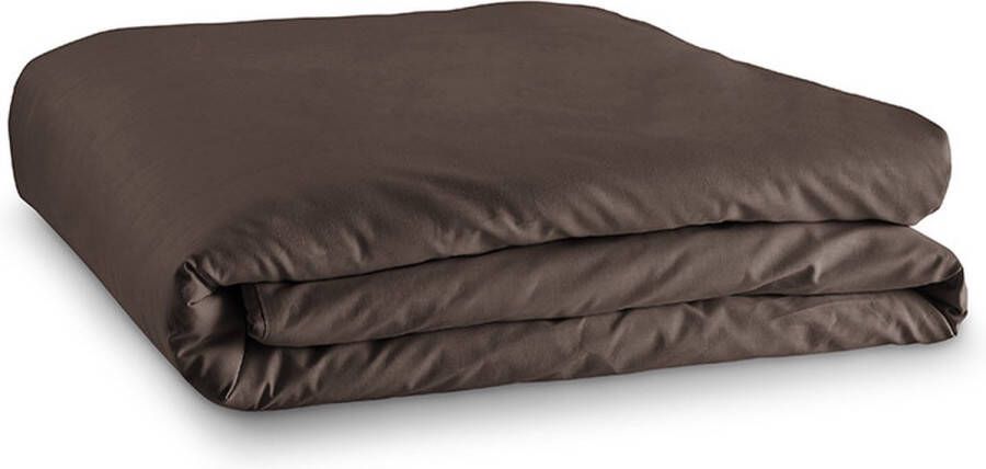 Univers Décor DEKBEDOVERTREK CHOCO 260 X 240 CM 100% KATOEN 57 DRADEN CM² VOOR KINGSIZE TWEEPERSOONSBED