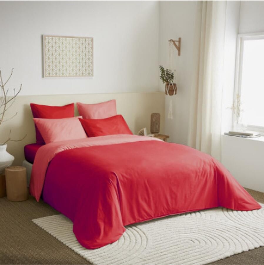 Univers Décor Compleet 6-pack Capucine Clémentine omkeerbaar dekbedovertrek voor 140 x 190 cm bed