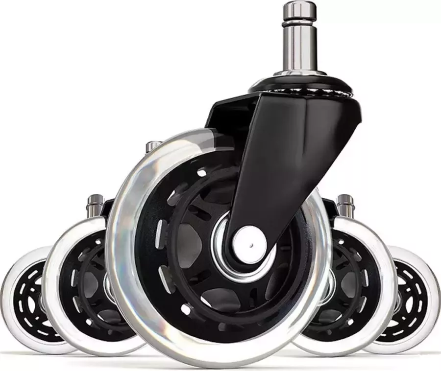 Universeel merk Universele bureaustoel en gamestoel softwielen 5 stuks