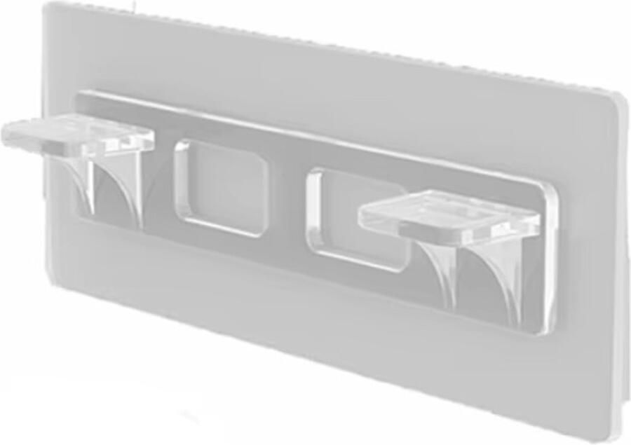 Universeel 6 Stuks Kledingkast Scheidingsbeugels – Niet-Markering Kleverige Keukenkast Verdelers – Anti-Slip Laagsteun Beugels – Organizer voor Kast Keuken Badkamer & Opbergkasten