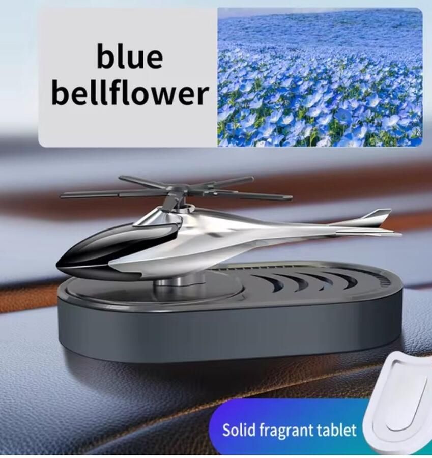 Universeel Auto Aromatherapie Solar Vliegtuig Auto Middenconsole Parfum Decoratie Auto Roterende Stoel Creatieve Auto Slinger