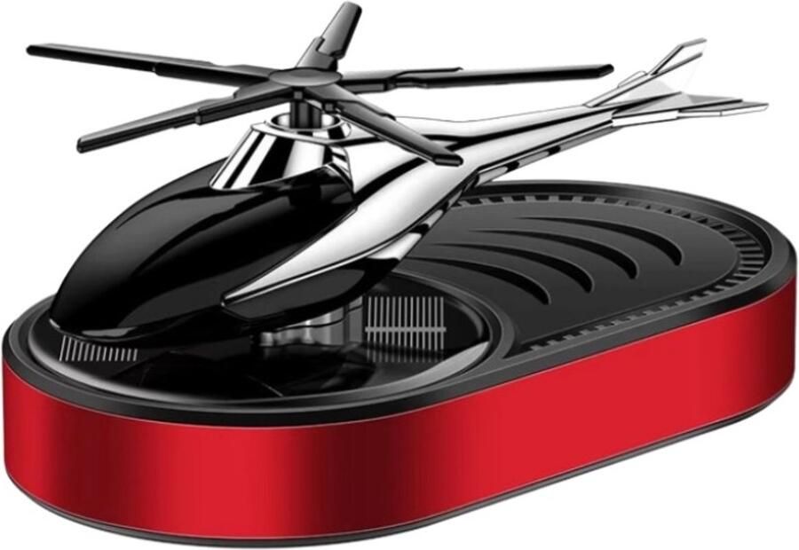 Universeel Auto Aromatherapie Solar Vliegtuig – Auto Middenconsole Parfum Decoratie – Auto Roterende Stoel Creatieve Auto Slinger