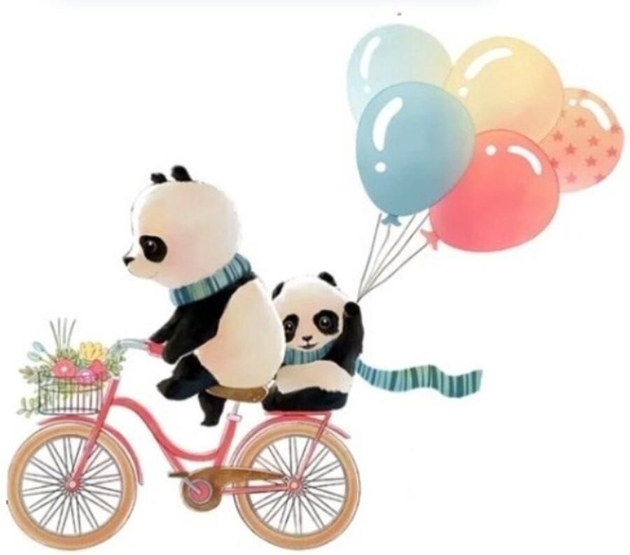 Universeel Cartoon Schattige Panda Dieren Muurstickers Voor Kinderen Kamers Thuis Kind Slaapkamer Garderobe Wanddecoratie Zelfklevende Sticker Wallpapers