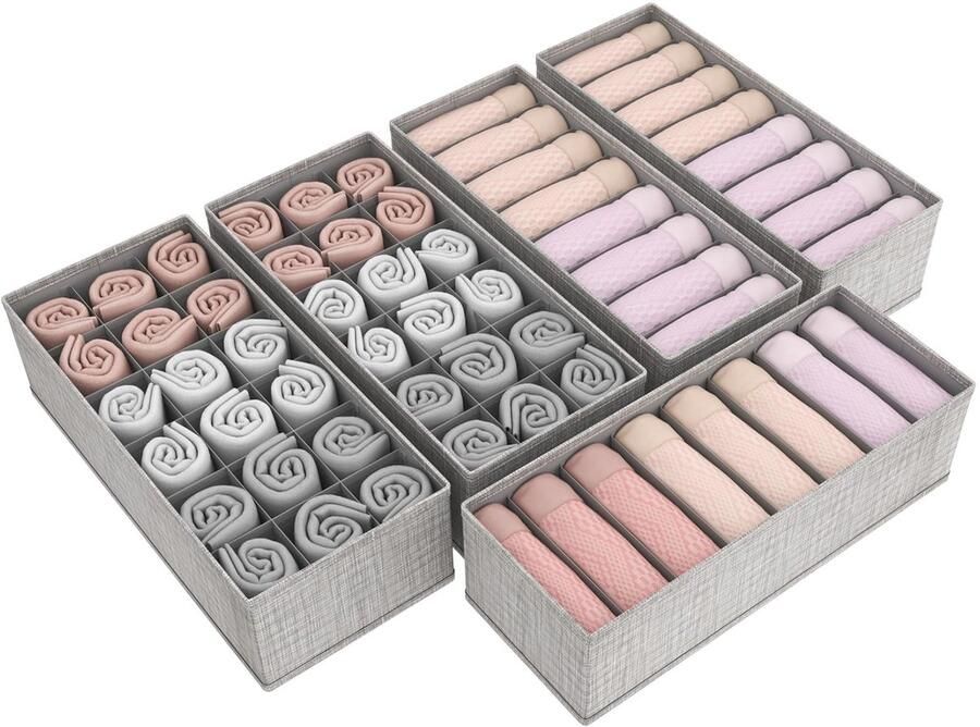 Unyqoos Complete Lade Organizer Set voor Kinderkamer en Kledingkast