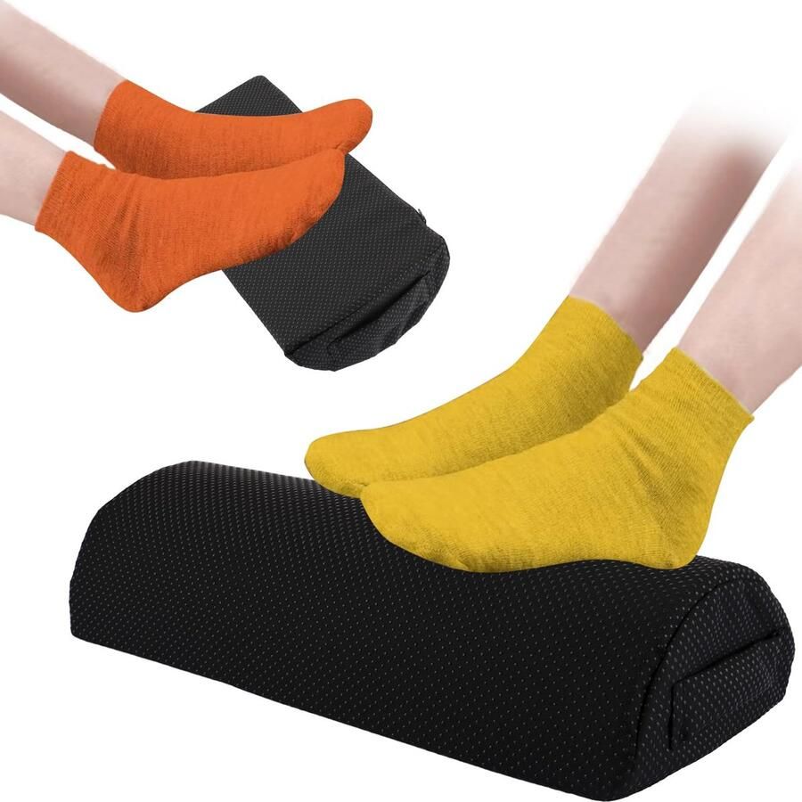 Unyqoos Ergonomisch Voetsteunkussen voor Onder Bureau met Traagschuim Ideaal voor Thuis en Kantoor
