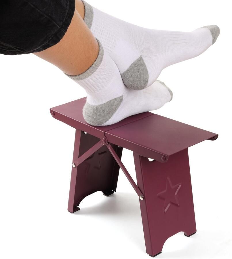 Unyqoos Ergonomische Inklapbare Voetsteun voor Comfort Onder Bureau Thuis en Reizen