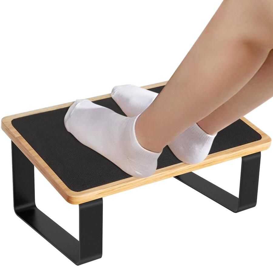 Unyqoos Ergonomische Voetensteun voor Onder Bureau met Antislip en Ontwerp