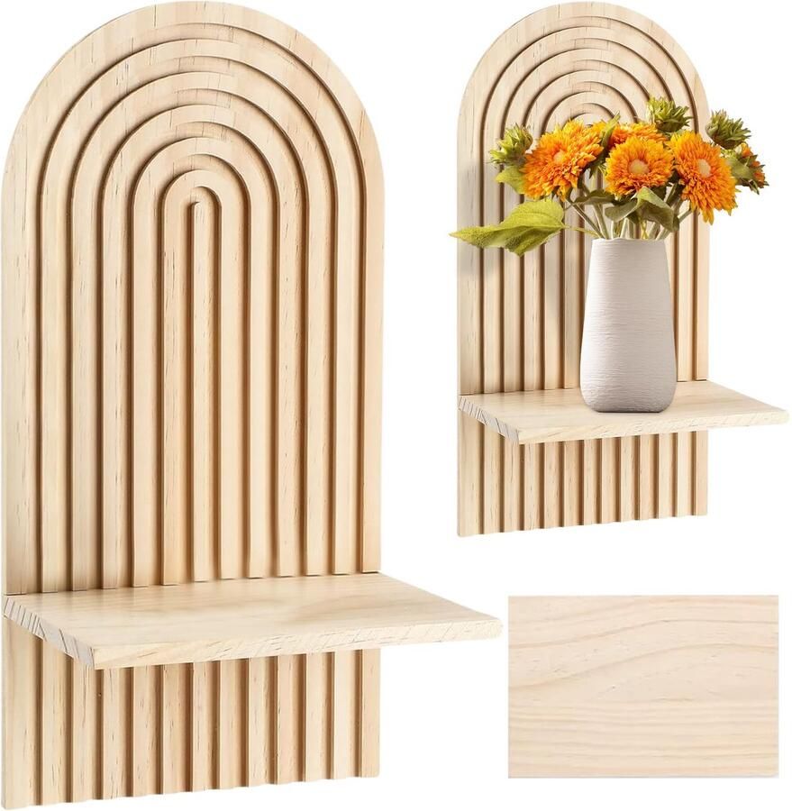 Unyqoos Houten Boho Wandrek voor Stijlvolle Woonkamer en Slaapkamer Decoratie