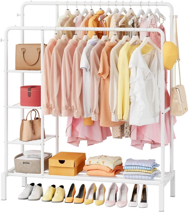 Unyqoos Kledingrek met Grote Capaciteit en Multifunctionele Opslagoplossing voor Thuis