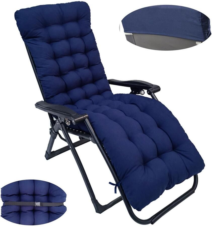 Unyqoos Luxe Comfortabel Ligkussen voor Binnen- en Buitengebruik met Extra Dikke Vulling en Antislip Design