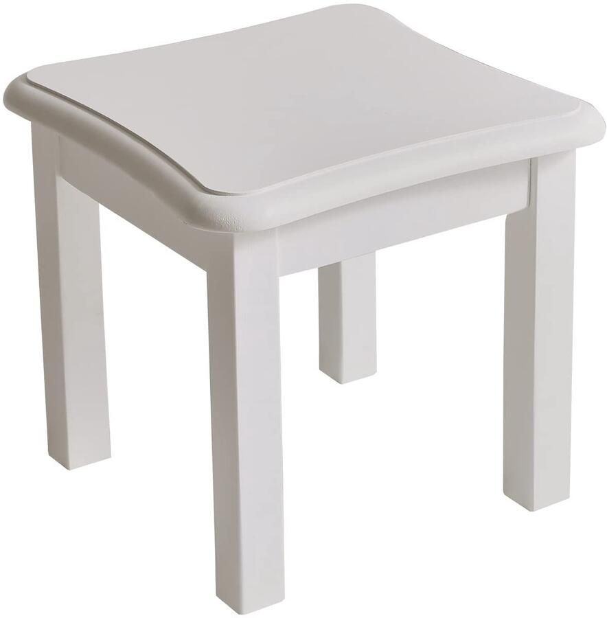 Unyqoos Multifunctionele Houten Voetenbank voor Huishoudelijk Gebruik en Decoratie