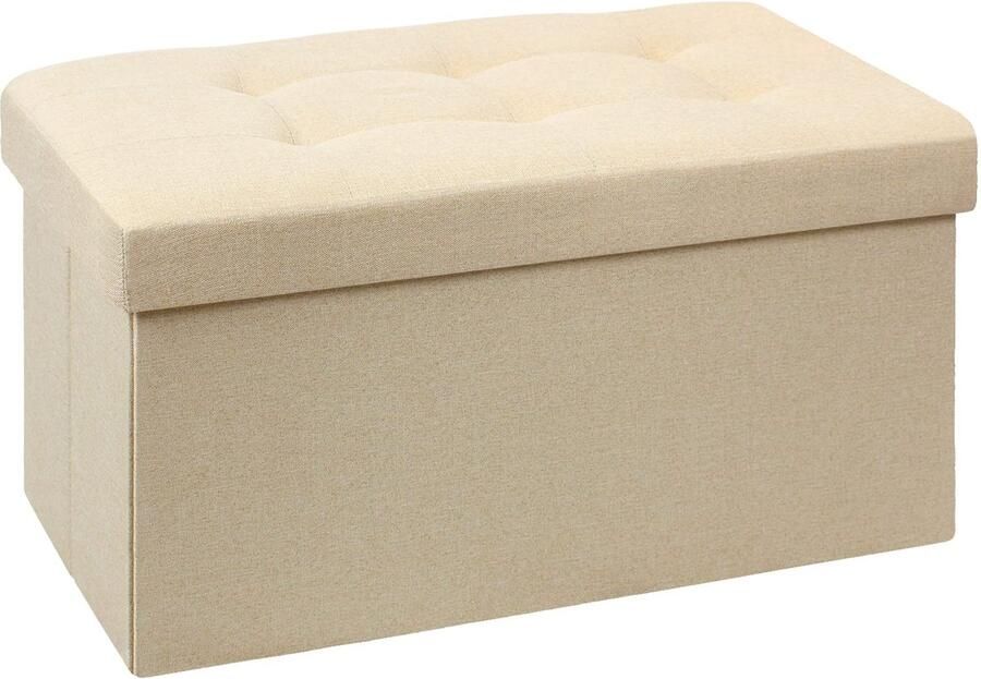 Unyqoos Multifunctionele Opvouwbare Zitbank met Royale Opbergruimte voor Gebruiksdoeleinden