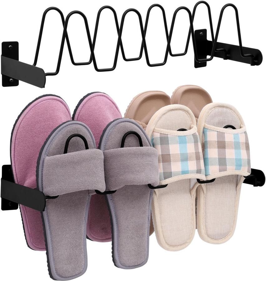 Unyqoos Ruimtebesparende Muur Schoenenopslag voor Georganiseerde Huishoudens en Schoenenstijlen