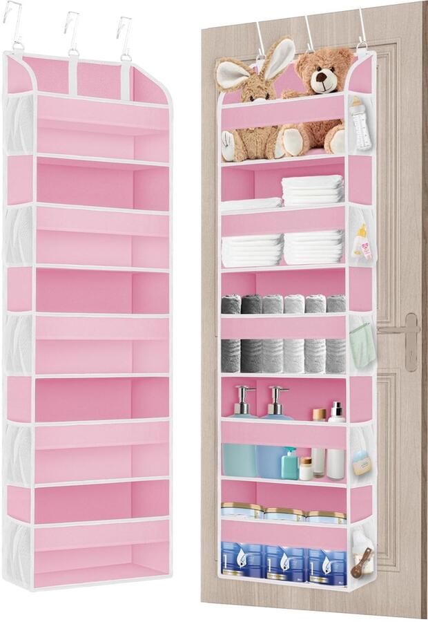 Unyqoos Stijlvolle Deurhangende Organizer met Verdikte Vliesstof en Ruime Opslagcapaciteit