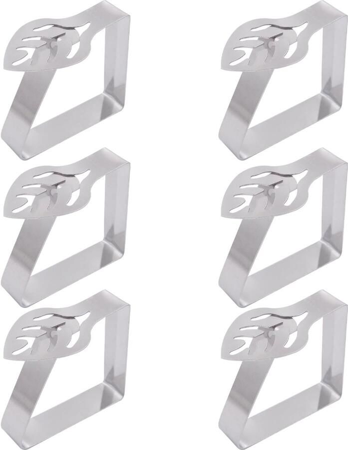 Unyqoos Tafelkleed Klemmen van Roestvrij Staal voor Dikke Tafelbladen Geschikt voor Buiten en Binnen