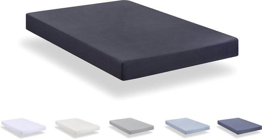 Unyqoos Ultra Zacht en Comfortabel Spannlaken van Microvezel voor Matras 180 x 190 200 cm in Donkergrijs