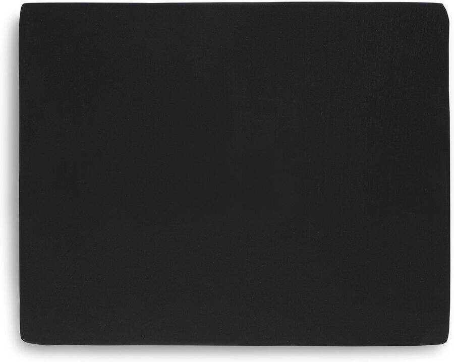 Unyqoos Zacht en Elastisch Hoeslaken voor Kinderbed in Zwart 75 x 95 cm