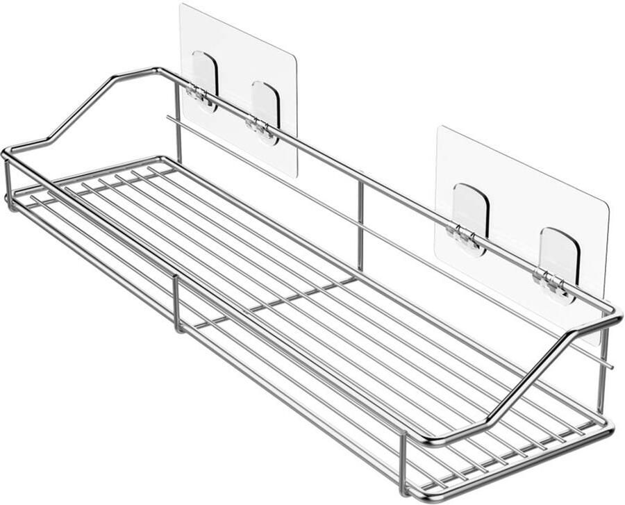 Unyqoos Zelfklevende Roestvrijstalen Doucheplank Zonder Boren voor Eenvoudige Installatie in de Badkamer