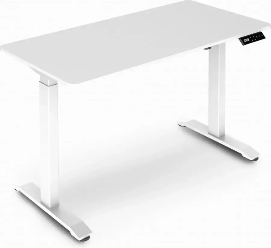 Urban Factory EED25UF Elektrisch bureau Wit Verstelbaar 75-122 cm Ergonomisch Posities opslaan